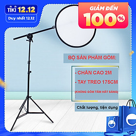 Mua Tay boom treo tấm hắt sáng cho studio chuyên nghiệp  bộ gồm chân cao 2m  tay treo tấm hắt sáng 175cm