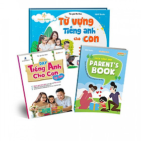 Combo sách Dạy Tiếng Anh Cho Con Tại Nhà 