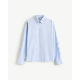 Áo Sơ Mi Nam Smart shirt Tay Dài Kẻ Sọc. Boxy - ROUTINE 10F25SHL013