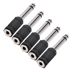 Bộ 5 Jack Cắm Chuyển Đổi 6.5mm Sang 3.5mm