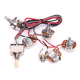 Guitar Wiring Harness Prewired 2V/2T for   LP