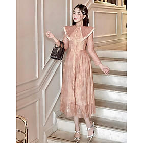 Đầm Thiết Kế MAY T296 Chất Liệu Ren Mềm Sang Trọng - Đầm Dự Tiệc Sang Trọng Chuẩn MAY