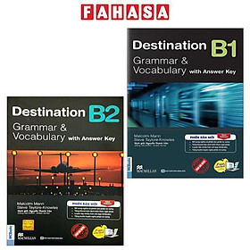 Combo Sách Destination - Grammar And Vocabulary with Answer Key - B1 + B2 (Bộ 2 Cuốn)
