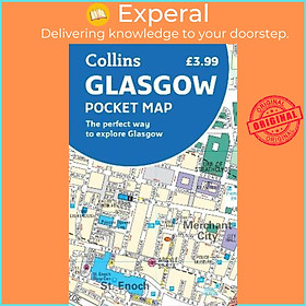 Sách - Glasgow Pocket Map : The Perfect Way to Explore Glasgow by Collins Maps (UK edition, paperback)