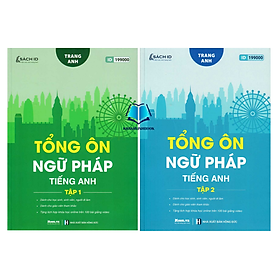 Hình ảnh Sách - Combo Tổng ôn ngữ pháp Tiếng Anh - tập 1 + 2 (Moon)