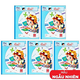 Combo 5 Vở Class Ami - 4 Ô Ly 96 Trang ĐL 100g/m2 - Hồng Hà 0371 (Mẫu Màu Giao Ngẫu Nhiên)