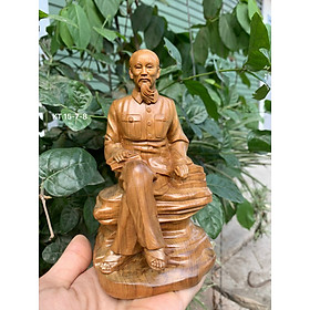Mua Tượng chân dung bác hồ bằng gỗ bách xanh thơm phức kt cao 15×7×8cm