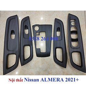 Ốp nội thất xe Nissan Almera 2021 2022 2023 Mẫu Vân Đá cao cấp nhất