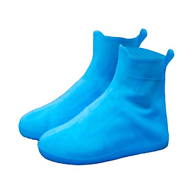Rain Boots Durable Foldable 1 Pair Rain Shoe Covers for Sports Hiking Garden