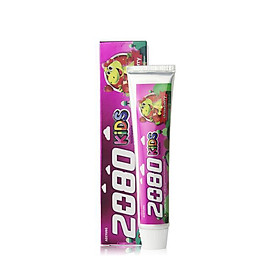 Kem đánh răng trẻ em ngừa sâu răng và cho hơi thở thơm mát hương chuối 2080 KID’S TOOTHPASTE 80g - Hàn Quốc Chính Hãng