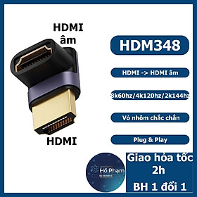 Mua Đầu nối hdmi 4k 8k xoay góc 270 90 độ cho HDTV HDMI  tivi  máy chiếu - Hồ Phạm