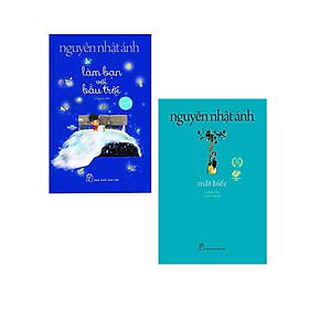 Hình ảnh Combo 2 Cuốn Sách Của Nguyễn Nhật Ánh: Mắt Biếc (Tái Bản 2019) + Làm Bạn Với Bầu Trời - Tặng Kèm Bookmark Happy Life 