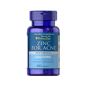 Thực phẩm bảo vệ sức khỏe Kẽm hỗ trợ trị mụn - Zinc for Acne