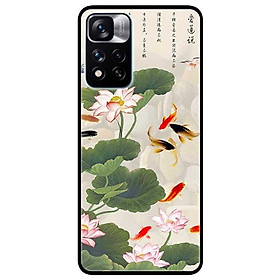 Ốp lưng dành cho Xiaomi Redmi Note 11 Pro 5G ( Bản Nội Địa ) mẫu Tranh Cá Koi