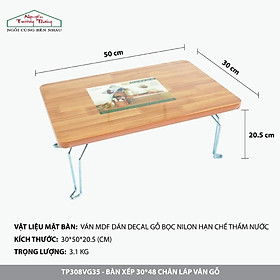 Mua Bàn gỗ xếp học sinh Nguyễn Trường Thắng 30x50 vân gỗ