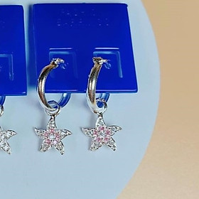 Bông tai trẻ em hình ngôi sao chất liệu bạc ta MS66a