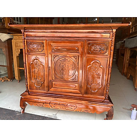 Mua TỦ THỜ GỖ TRÀM PHÚC LỘC THỌ NGANG 175 CM  BÀN THỜ GỖ BÀN THỜ PHẬT