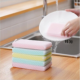 Mua Mút Lưới Rửa Chén Tạo Bọt Kháng Khuẩn C008-77 Hàng Nhật