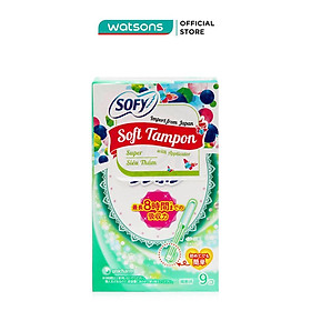 Băng vệ sinh siêu thấm Sofy Soft Tampon Super 9 Miếng Gói