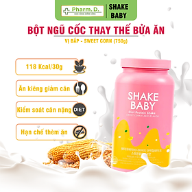 Bột Ngũ Cốc Hỗ Trợ Giảm Cân Thay Thế Bửa Ăn Shake Baby Giúp Kiểm Soát Cân Nặng, Cải Thiện Vóc Dáng từ Hàn Quốc (750g)