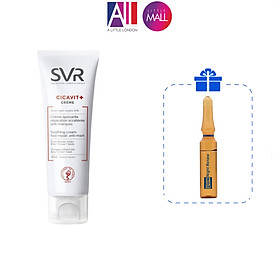 Kem dưỡng làm dịu da kích ứng SVR cicavit + crème 40ml TẶNG Ampoule chống lão hóa Martiderm (Nhập khẩu)