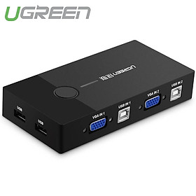 Mua Bộ Chuyển Tín Hiệu 2 CPU Dùng 1 Màn Hình KVM Switch USB Ugreen 30357 - Hàng Chính Hãng
