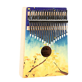 Đàn Kalimba Yael cao cấp 17 phím, Thumb Piano 17 keys - Autumn Heart Tặng kèm khóa học miễn phí