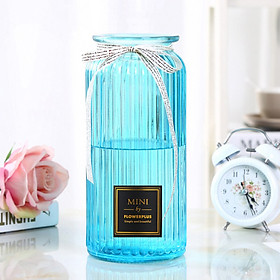 Bình bông lọ hoa thủy tinh ống để bàn cao cấp hình trụ cắm hoa trang trí phòng khách nhà cửa nhiều mẫu