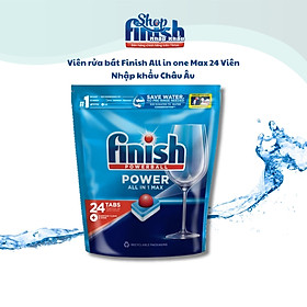 Viên rửa bát Finish All in 1 Max Túi 24 Viên- ĐỨC