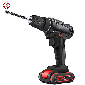 Máy khoan pin cầm tay chuyên dụng bắt, tháo ốc, vít, khoan lỗ trên các bề mặt khác nhau NWEI -36V