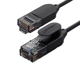 Ugreen UG70656NW122TK 10M 10Gbps 500MHz cat6a màu đen siêu mỏng OD2.8mm cáp mạng Utp LAN Ethernet toàn đồng - HÀNG CHÍNH HÃNG