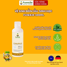 Nước tẩy bồn cầu, nhà tắm hữu cơ enzyme sinh học từỏ dứa Fuwa3e 500ml / 100ml