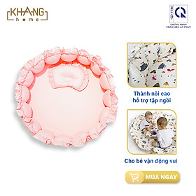 Nôi Hoa Vải Trẻ Em Khang Home Tiện Lợi Và An Toàn Cho Bé Đường Kính 90cm
