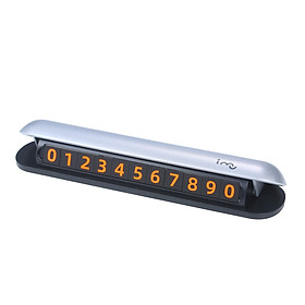 i-mu Luminous Temporary Parking Card Sticky Hidden Mobile Phone Cellphone Number Plate Temporary Parking Contact