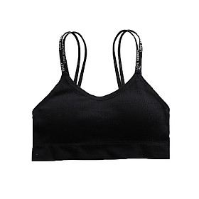 Áo Bra 2 DÂY KÉP PHỐI CHỮ Thể Thao Nữ Bra Nữ Phối Lưng