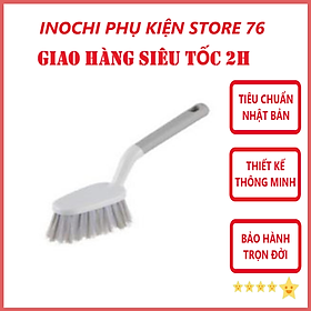 Bàn Chải Nhà Tắm Cán Dài Kirei Chuẩn Nhật Bản - Chính hãng inochi ( tặng kèm khăn lau pakasa)