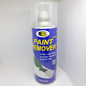 Chai xịt tẩy sơn, tẩy vec-ni, chai xịt tẩy sơn mài, xịt tẩy các bức vẽ trên men- PAINT REMOVER - Bosny B128- 400cc/chai- Nhập khẩu Thái Lan