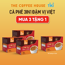 [MUA 3 TẶNG 1] Cà phê 3IN1 Đậm vị Việt - The Coffee House (18 gói x 16 g)