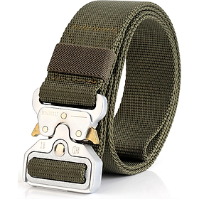 Multi-Function Tactical Military Style 3.8cm Casual Belt with Metal Buckle