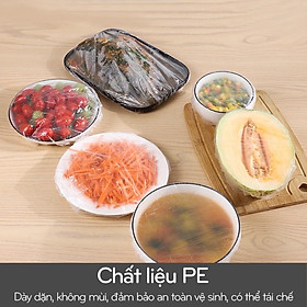 Mua Set 2 túi (200cái ) màng bọc thực phẩm bo chun co giãn thông minh   giúp bảo quản thực phẩm tránh nhiễm khuẩn   bụi bẩn   phù hợp với mọi hình dạng kích thước   giúp thực phẩm luôn tươi ngon như mới    tiết kiệm an toàn và  tiện lợi