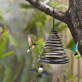 Creative Wild Bird Feeder Outdoor Hanging Metal Windproof Ball Type Bird Feeder Cage Hanging Feeder Toys Pet Feeding Supplies