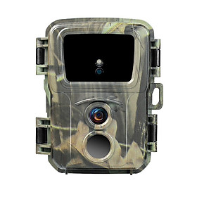 Máy ảnh săn bắn động vật hoang dã 20MP Trail Trail Trail Trail Mini600 1080p Forest Cam Animal Cam Photo Trap Giám sát theo dõi Màu sắc: Quân đội xanh