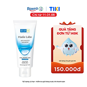 Sữa rửa mặt dưỡng ẩm tối ưu Hada Labo Advanced Nourish Cleanser 80g