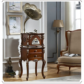 Mua Bộ MÁY PHÁT NHẠC LOA KÈN ĐỒNG TÂN CỔ ĐIỂN CHÂN CAO MPN20 phong cách Châu Âu cao cấp full chức năng kích thước cao 1.8m rộng 53cm (máy hát nhạc loa kèn Châu Âu Cổ Điển)