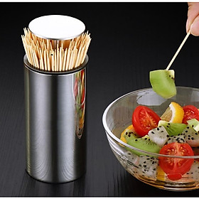 Mua Hủ Đựng Tăm Inox 304 - 9.7x5cm 154g