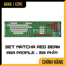 Mua Keycap Cho Bàn Phím Cơ AKKO Hàng Chính Hãng Matcha Red Bean ASA Profile | EZPC