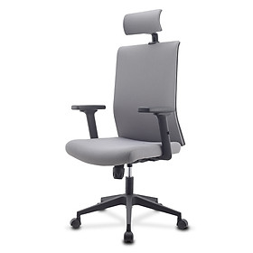 Ghế văn phòng/ghế giám đốc bọc vải cao cấp, chân xoay 360 độ, có tựa đầu và tay vịn điều chỉnh, mã sản phẩm FWAH-001, FWAH-003, FWAH-005