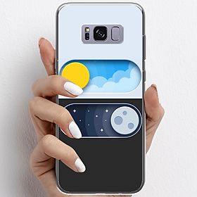 Ốp lưng cho Samsung Galaxy S8, Samsung Galaxy S8 Plus nhựa TPU mẫu Ngày đêm