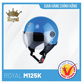 Nón bảo hiểm 3/4 Royal M125K thiết kế nhỏ gọn, nhiều màu sắc, phù hợp mọi độ tuổi, hàng chính hãng