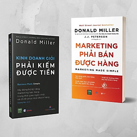 Sách Combo 2 cuốn Kinh doanh giỏi phải kiếm được tiền + Marketing phải bán được hàng - BẢN QUYỀN